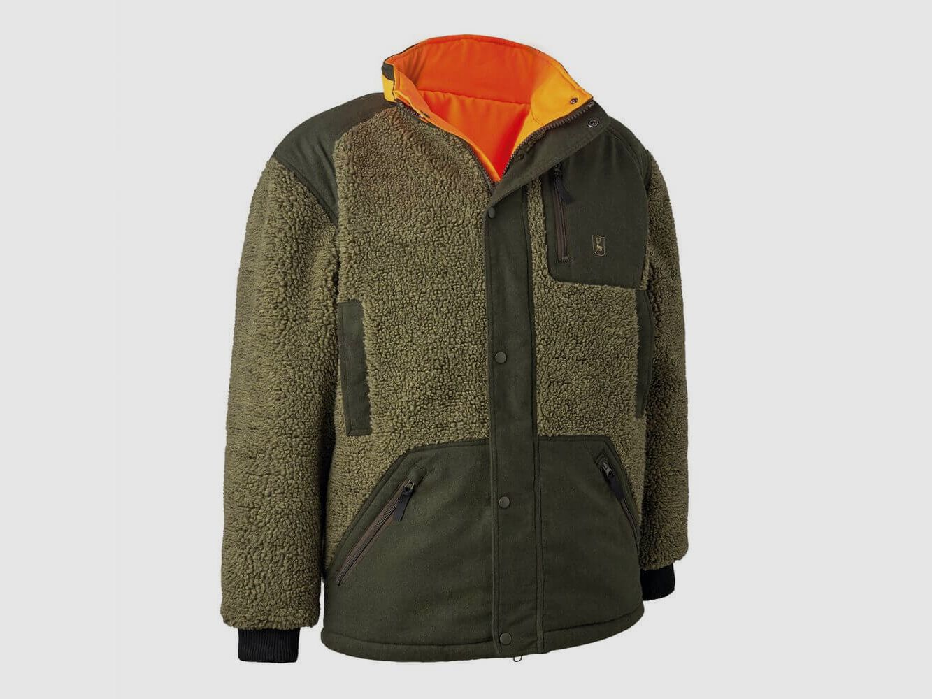 Chaqueta reversible de forro polar Deerhunter con membrana, imagen 1 de 2