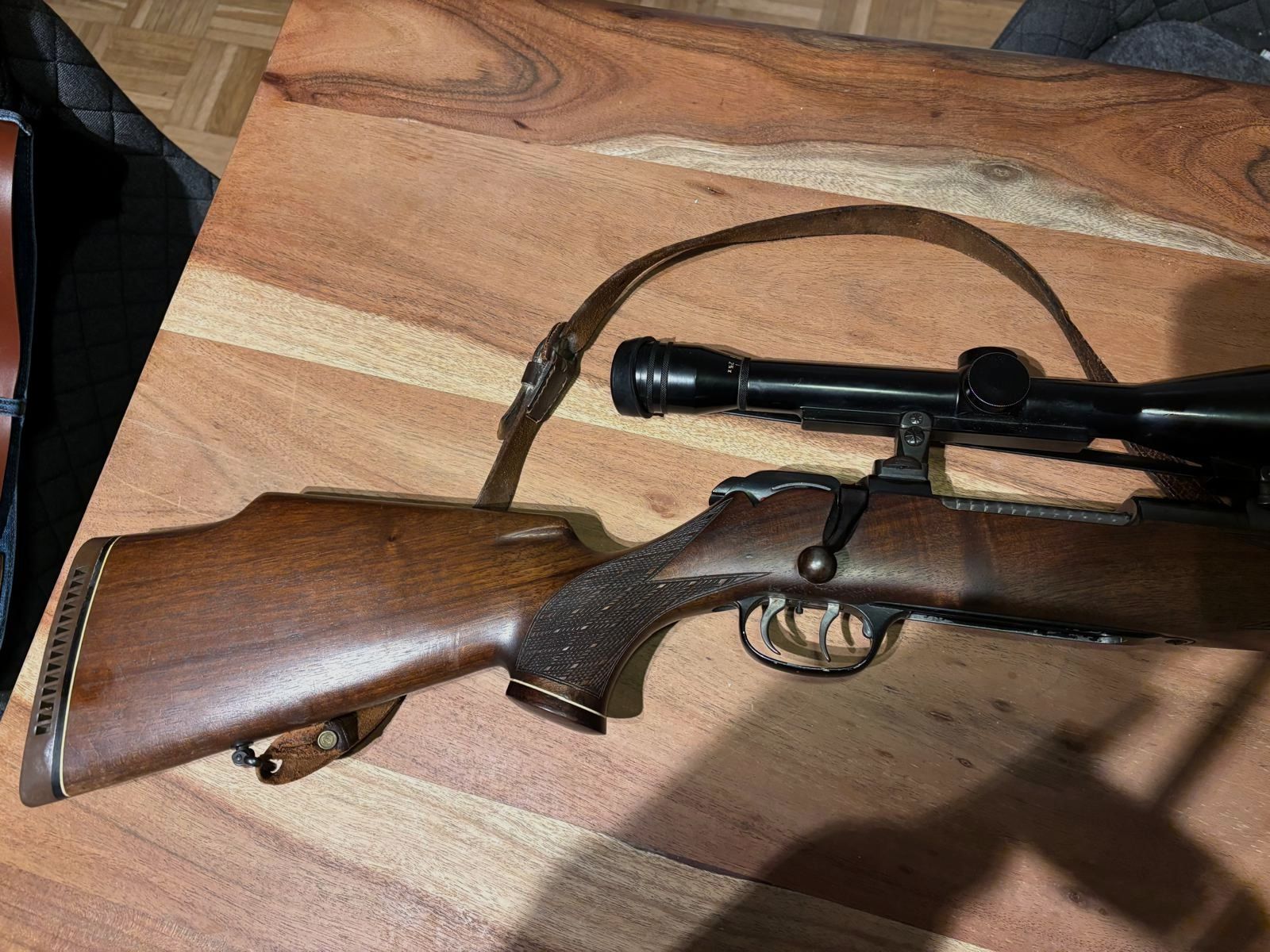 Krico 700 repeating rifle 7x64 repeater + optics + magazine