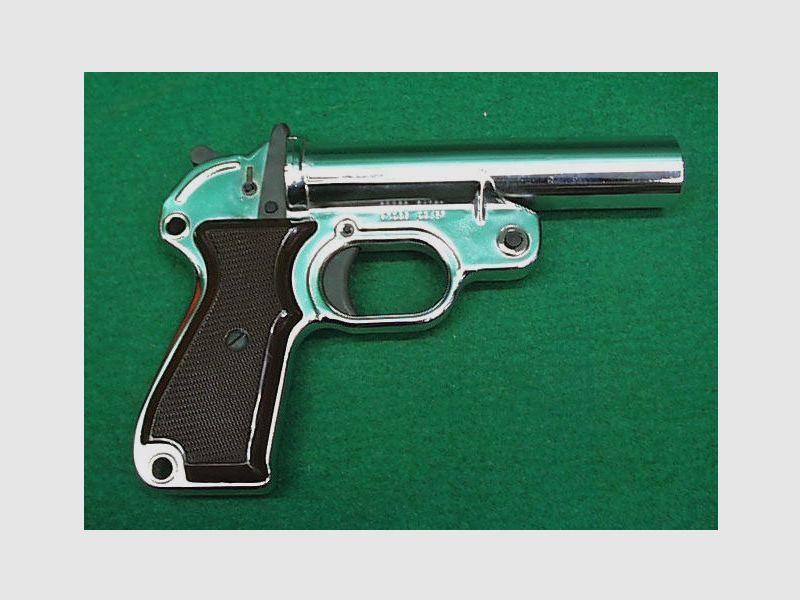 Pistola de señal Diana, cromada