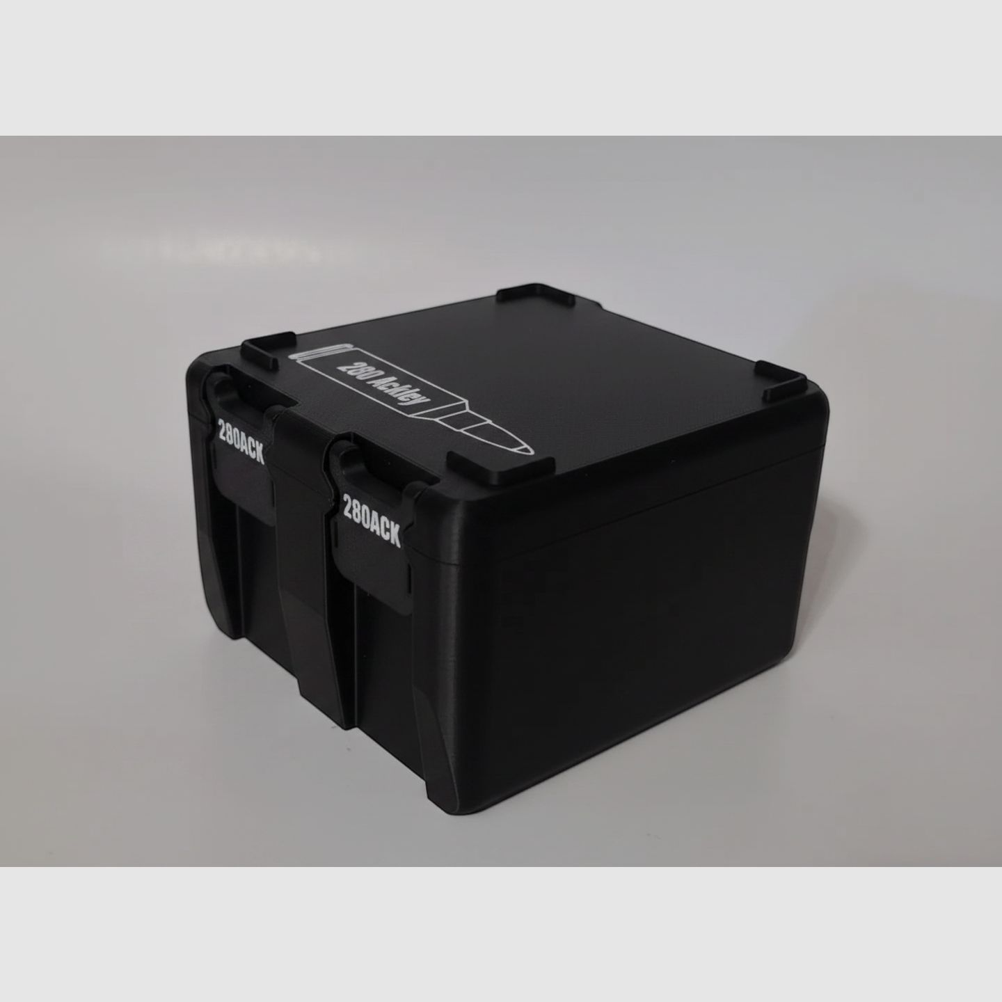 Filamelt Munitionsbox / 280 Ackley / 'Klapp- / Rastdeckel' / Patronenbox, Ammo Box