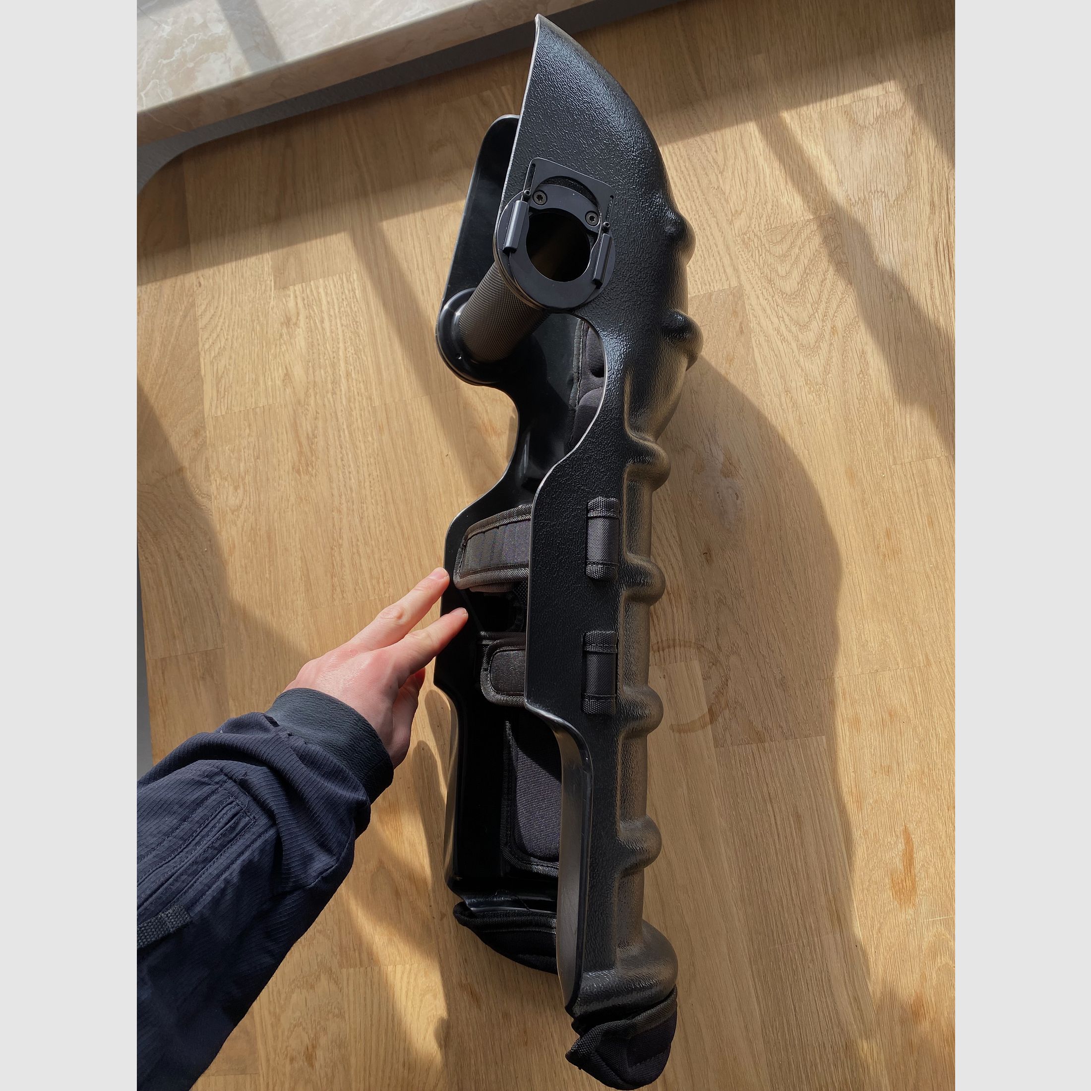 MONADNOCK® Impactor Mini-Shield/Protezione per avambraccio, ambidestro, nero