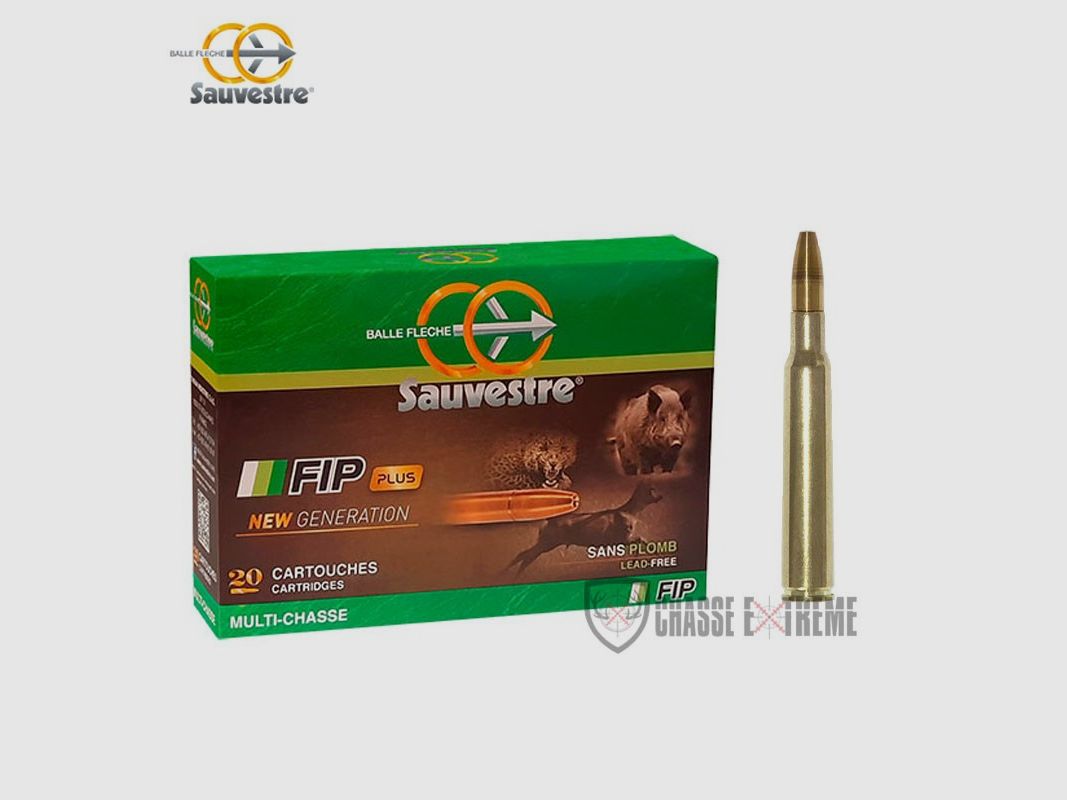20 Cartucce SAUVESTRE FIP Plus 158gr Cal 7x64