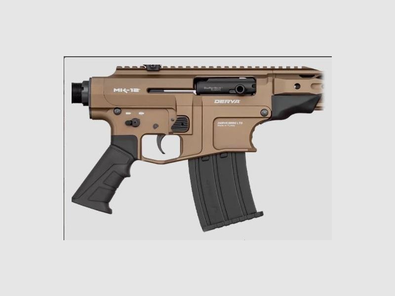 DERYA Arms Selbstladeflinte (Magazin) Mod. MK-12 AS-102 Burnt Bronze 12/76  LL 50cm  3 Magazine
