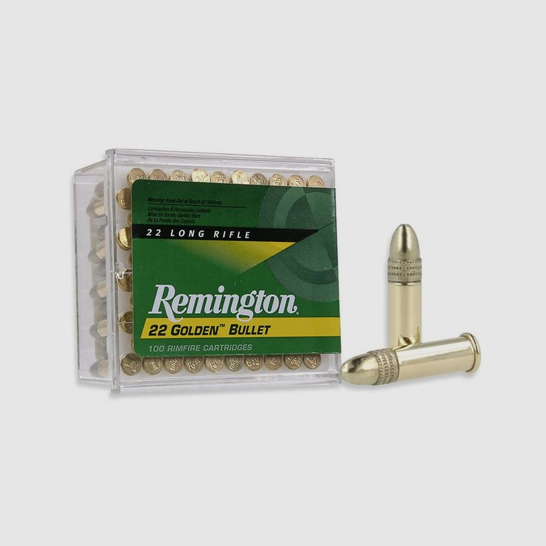 Remington cartuccia .22lr, RN 40gr High Velocity VE100