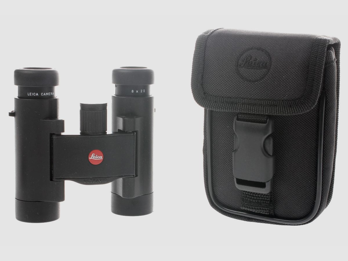 Leica ULTRAVID 8x20 BR Aqua Dura, black compact binoculars