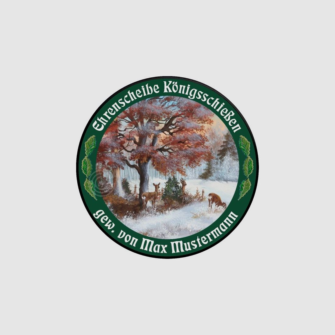 Cible de Tir ECO-LINE Motif 193
