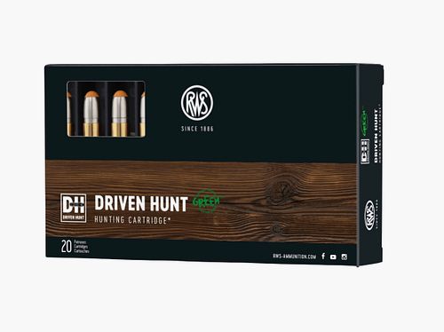 RWS 2426267 .308 Win. Driven Hunt 10,7 165grs. Bleifrei Langwaffenmunition