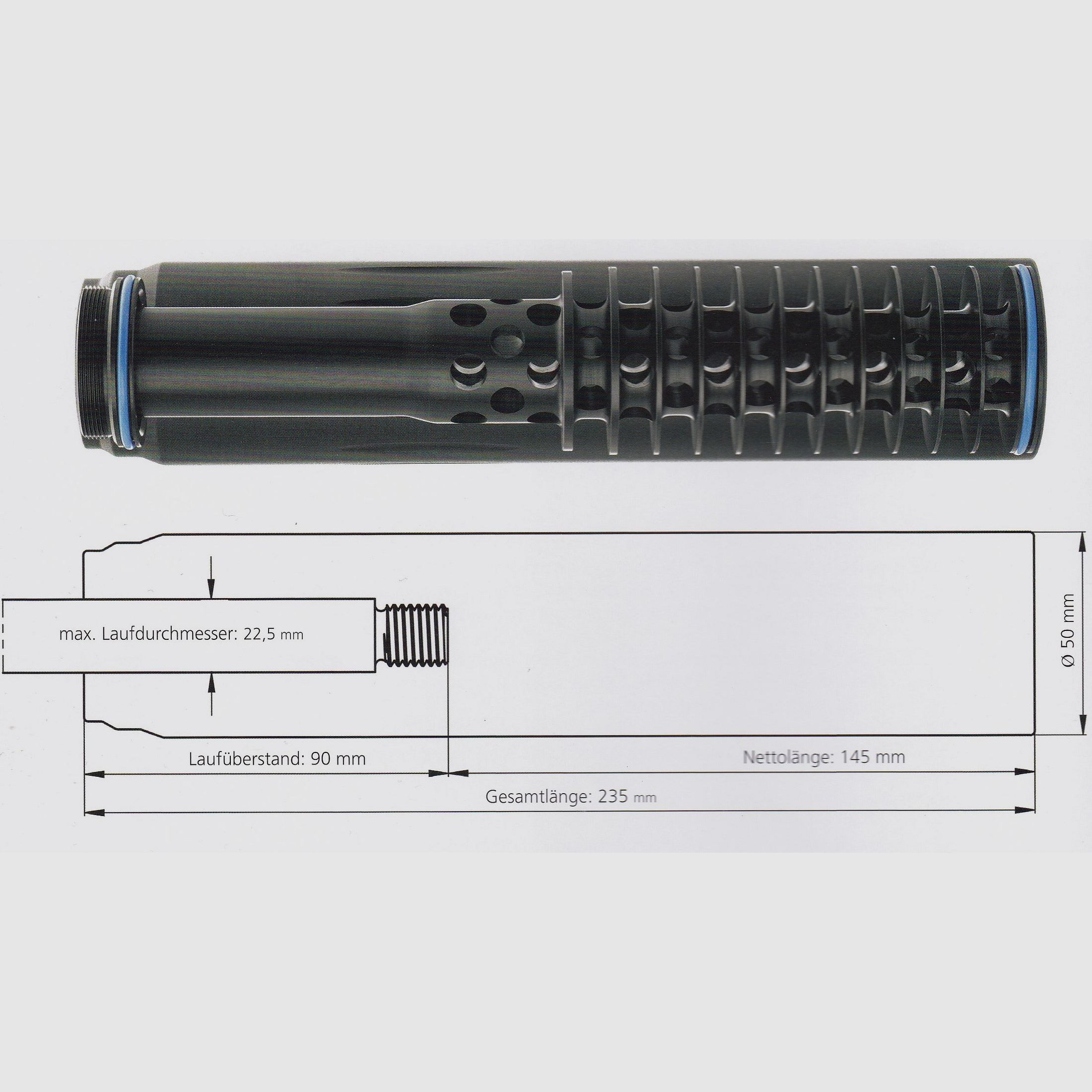 SOB 1 7,62mm(.30) - M15x1, OV