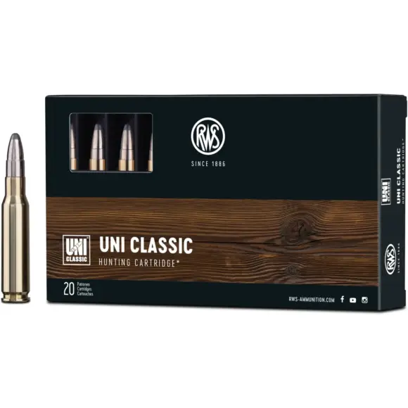 Jagdbüchsenpatronen RWS Uni Classic Kaliber .308 Win., Bild 1 von 2