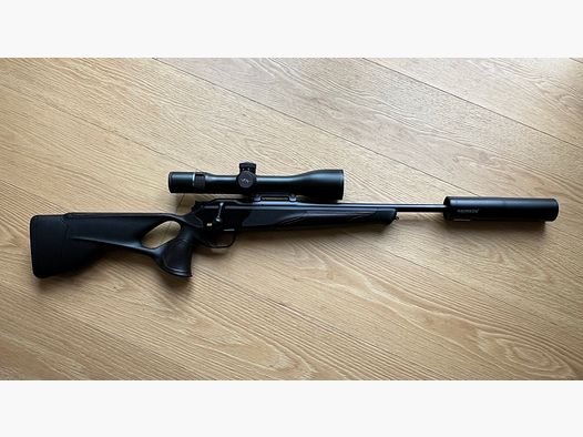 Blaser R8 Ultimate Leather Cocoa, .308 Win, Blaser B1 4-20x58, incl. Vorderschaft für Silencer