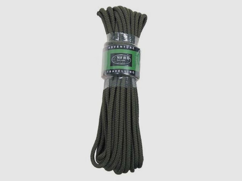 Seil / Schnur / Strick Oliv 7mm x 15m