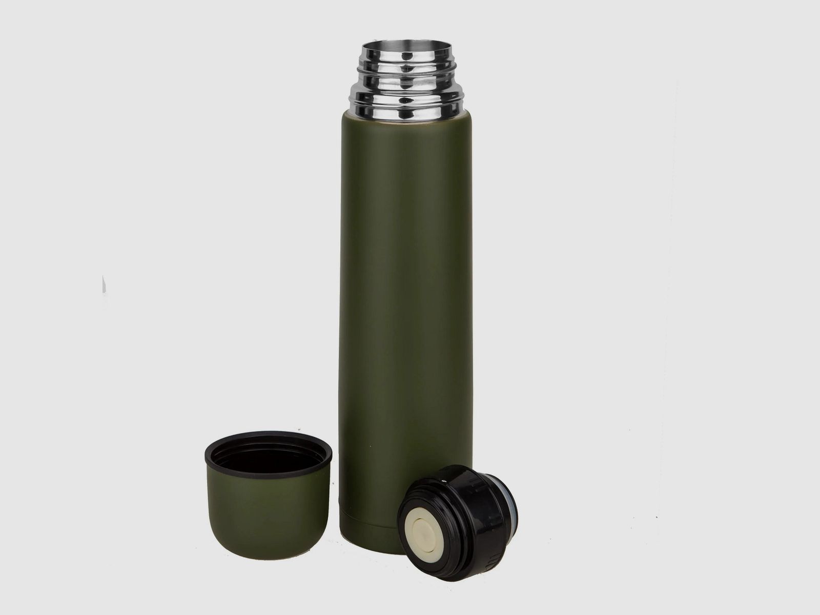 Fox Outdoor Vakuum Thermoflasche MFH 1 L oliv