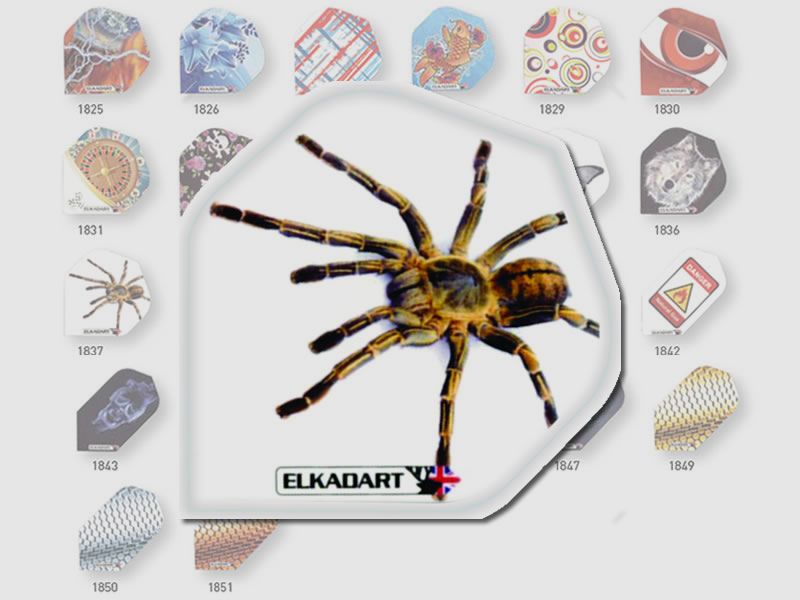 Elkadart Flights Spider II Diamond Form 3 StĂĽck