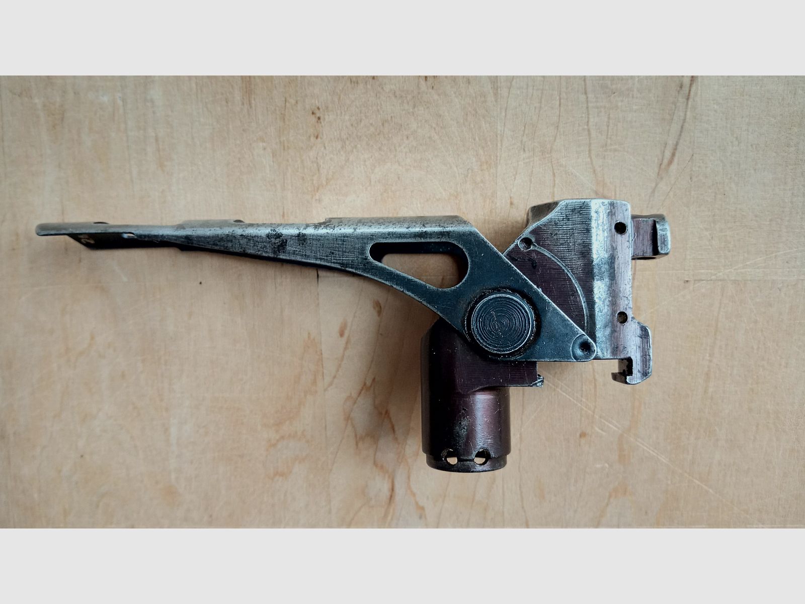 Original Zastava M70 Granatwerfer Visier / Yugo AK Gasblock / Mechanisch einwandfrei, aber Brünierung weitestgehend runter, Bild 4 von 9