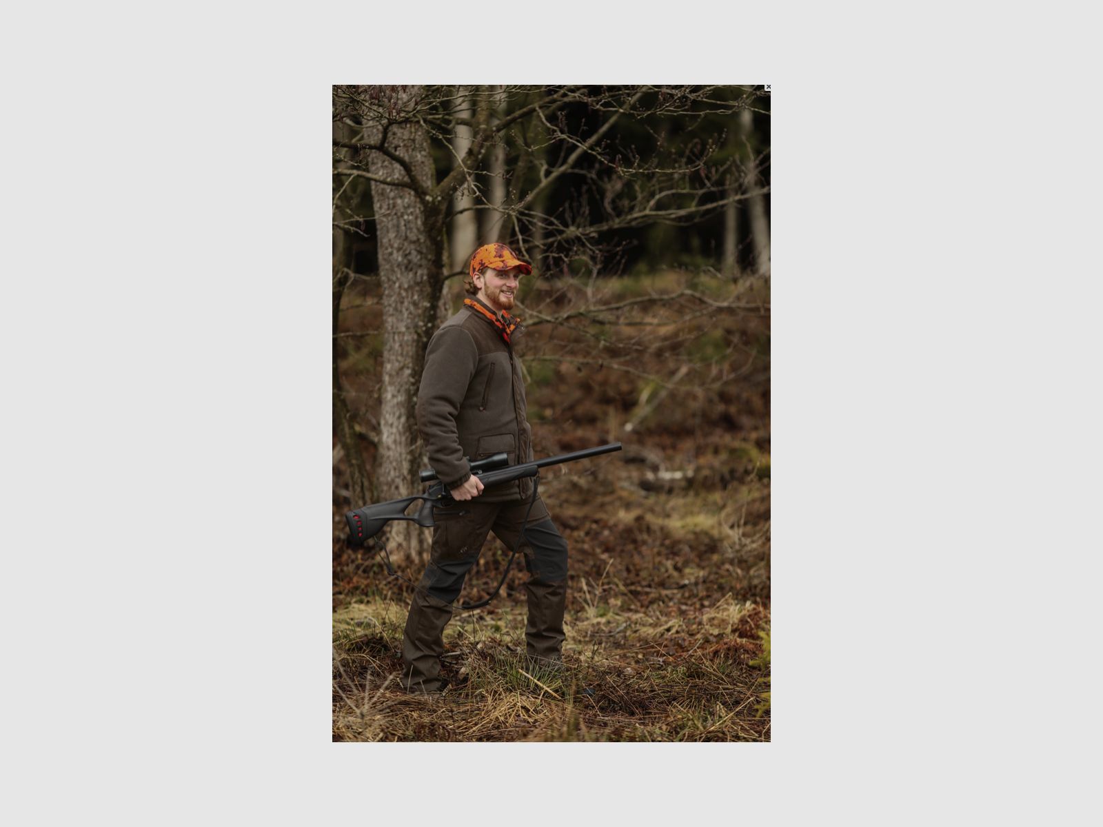 BLASER Fleece Camo Wende Jacke Schlamm Braun