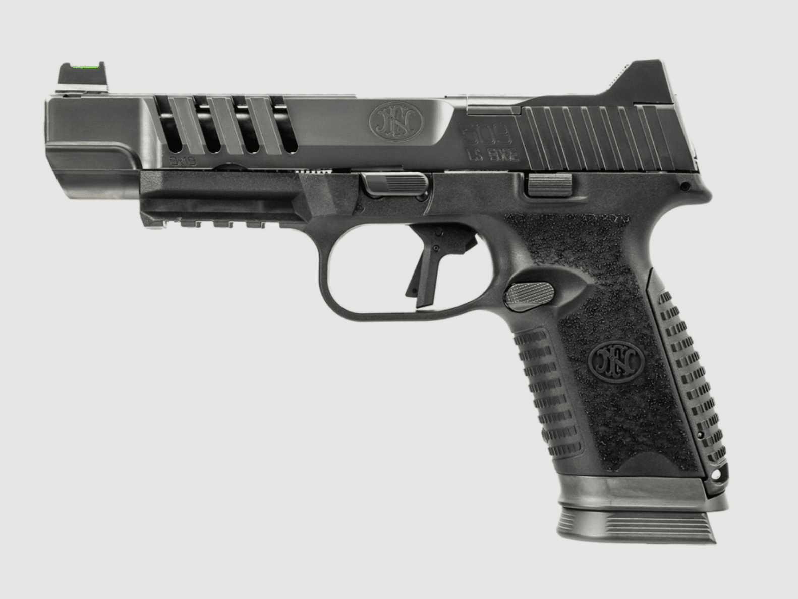 FN FN509 LS Edge NMS 5″ – Optic Ready – Black / Gray – 9x19mm, Bild 1 von 5