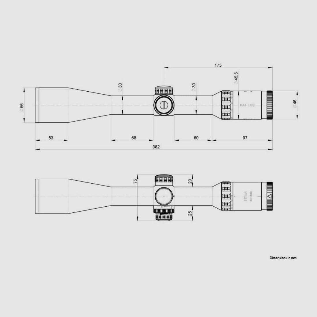 Zielfernrohr Kahles Helia 3,5-18x50i 4-Dot, Bild 9 von 10