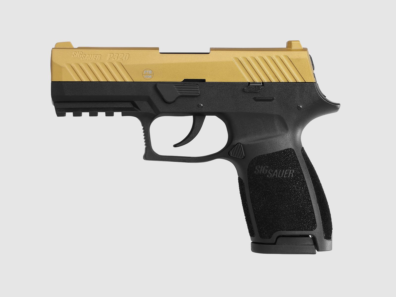 Sig Sauer P320 gold, Kaliber || SRS Pistole
