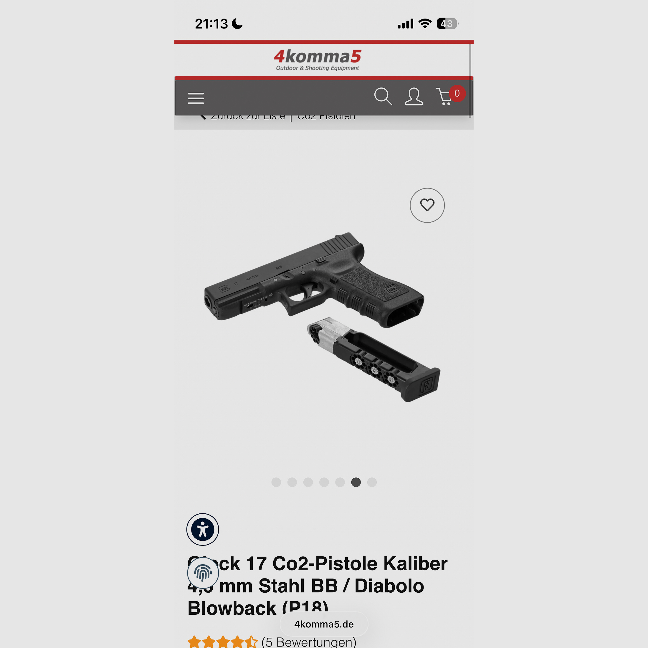 Rearranging Glock 17 4.5mm Diabolo Blowback