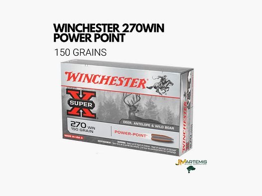 Box of cartridges Winchester 270 WIN Power Point 150GR