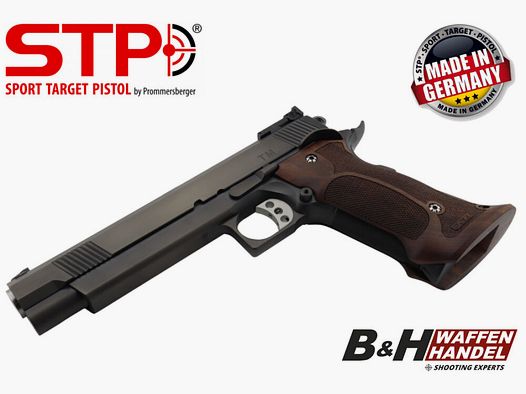 STP TM 9 BOMAR 6.0 Pistolet Match Longslide Fabriqué en Allemagne avec poignée Nill