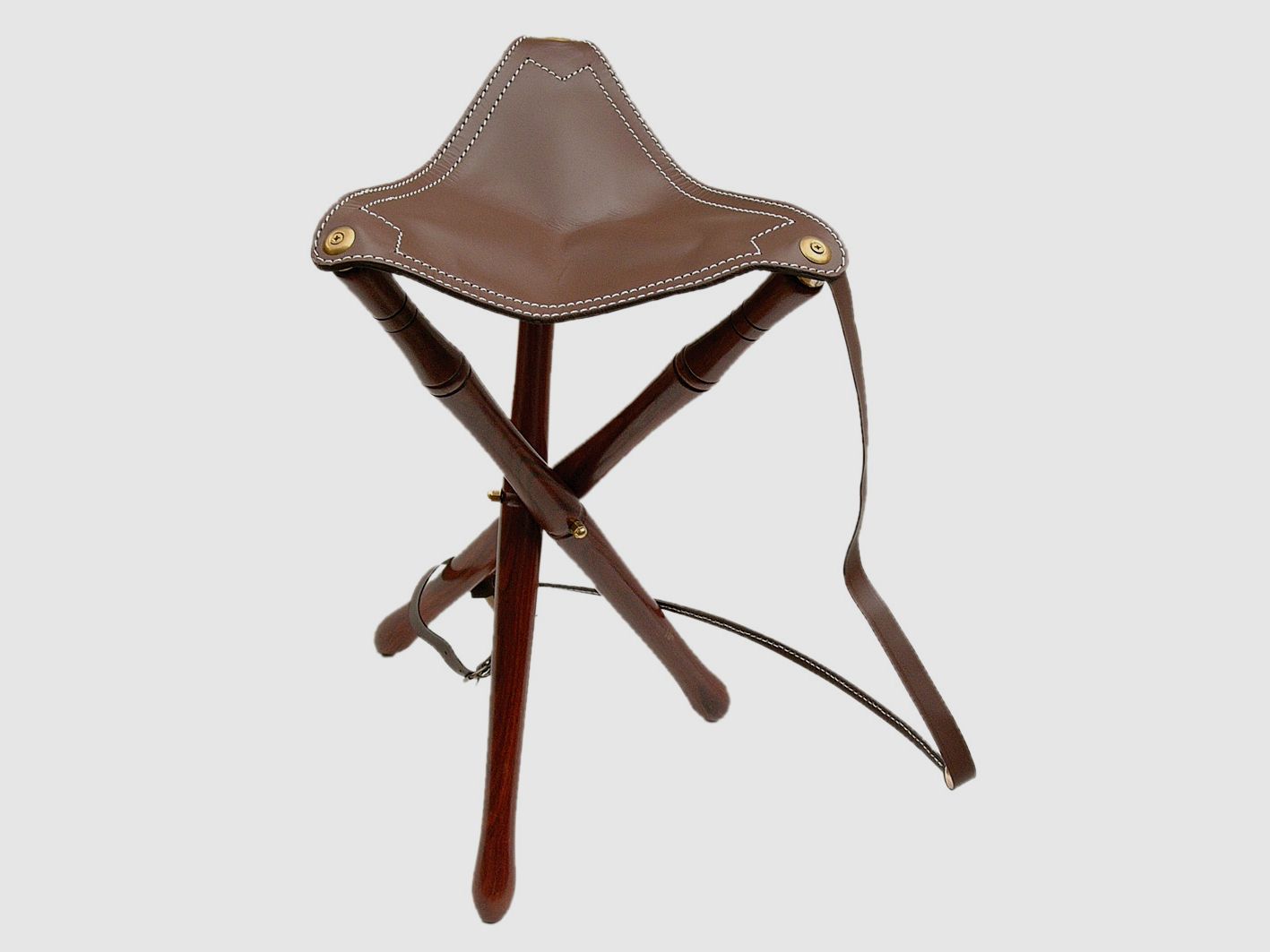 AKAH chaise de chasse tripode de luxe, hauteur d’assise 65 cm