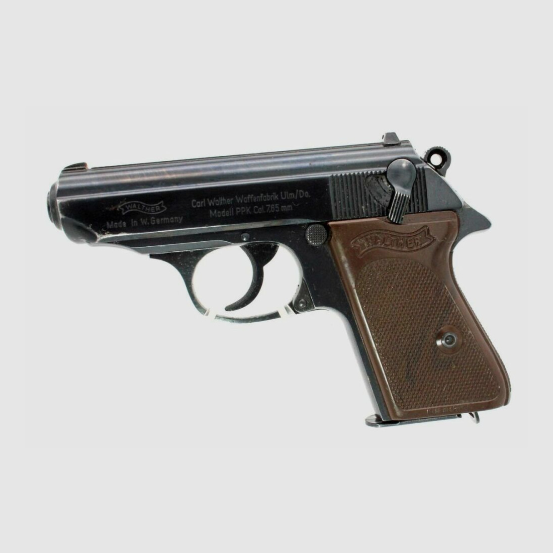 Armes sportives et de service Walther PPK calibre 7,65 poignée en acier top