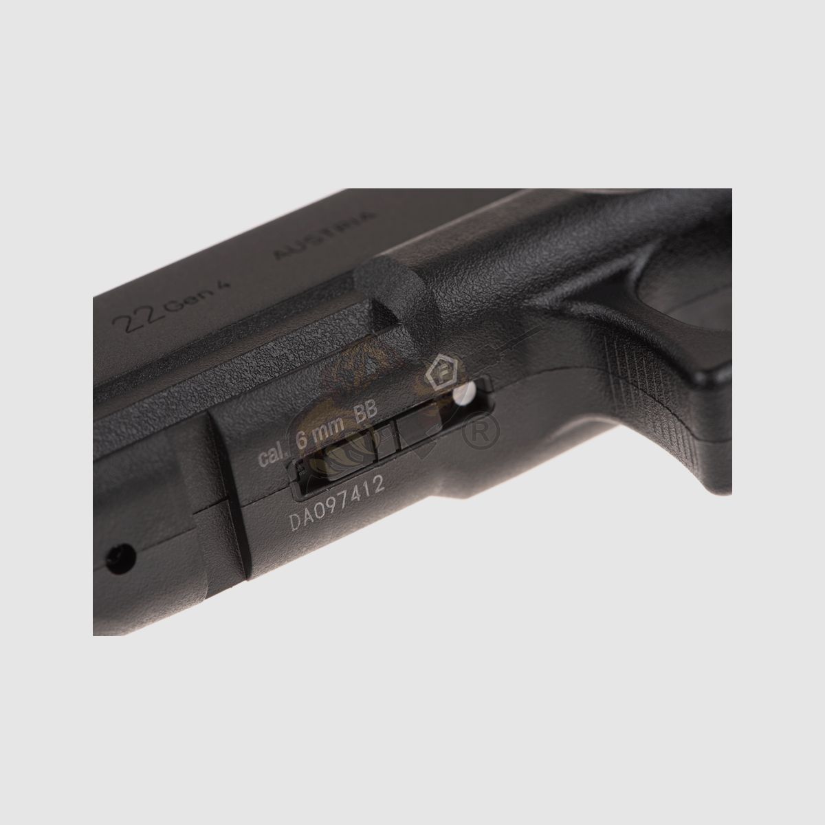 Glock 22 mit Metallschlitten CO² Schwarz - VfC