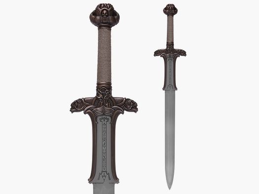 Conan Schwert Atlantean mit Gravierungen