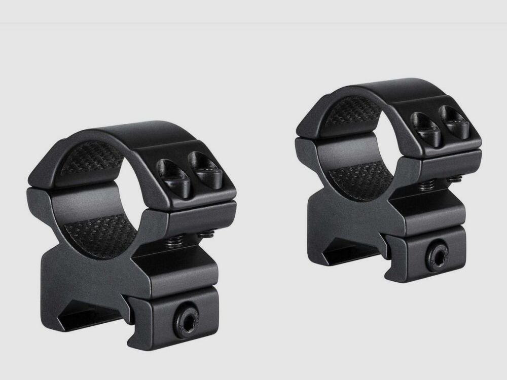 HAWKE Match Ring Mount, Weaver/Picatinny Schiene, Tubus: 1" medium, Stahl