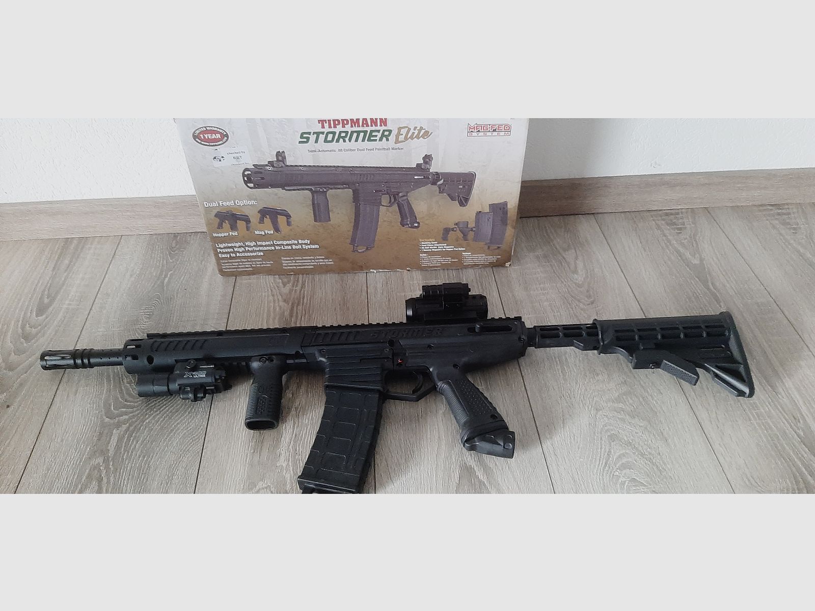 Tippmann Stormer Magfed Elite met garantie en veel accessoires op aanvraag