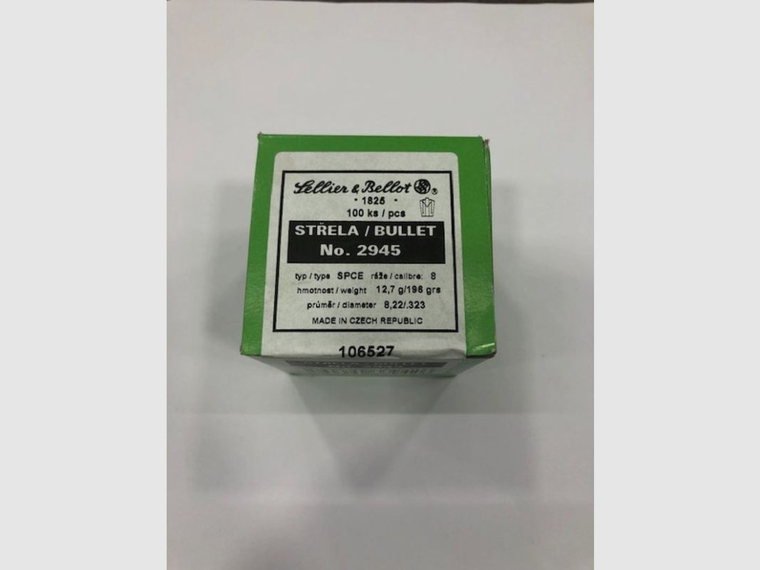SELLIER &B PALLE CAL8MM GR 196 SPCE