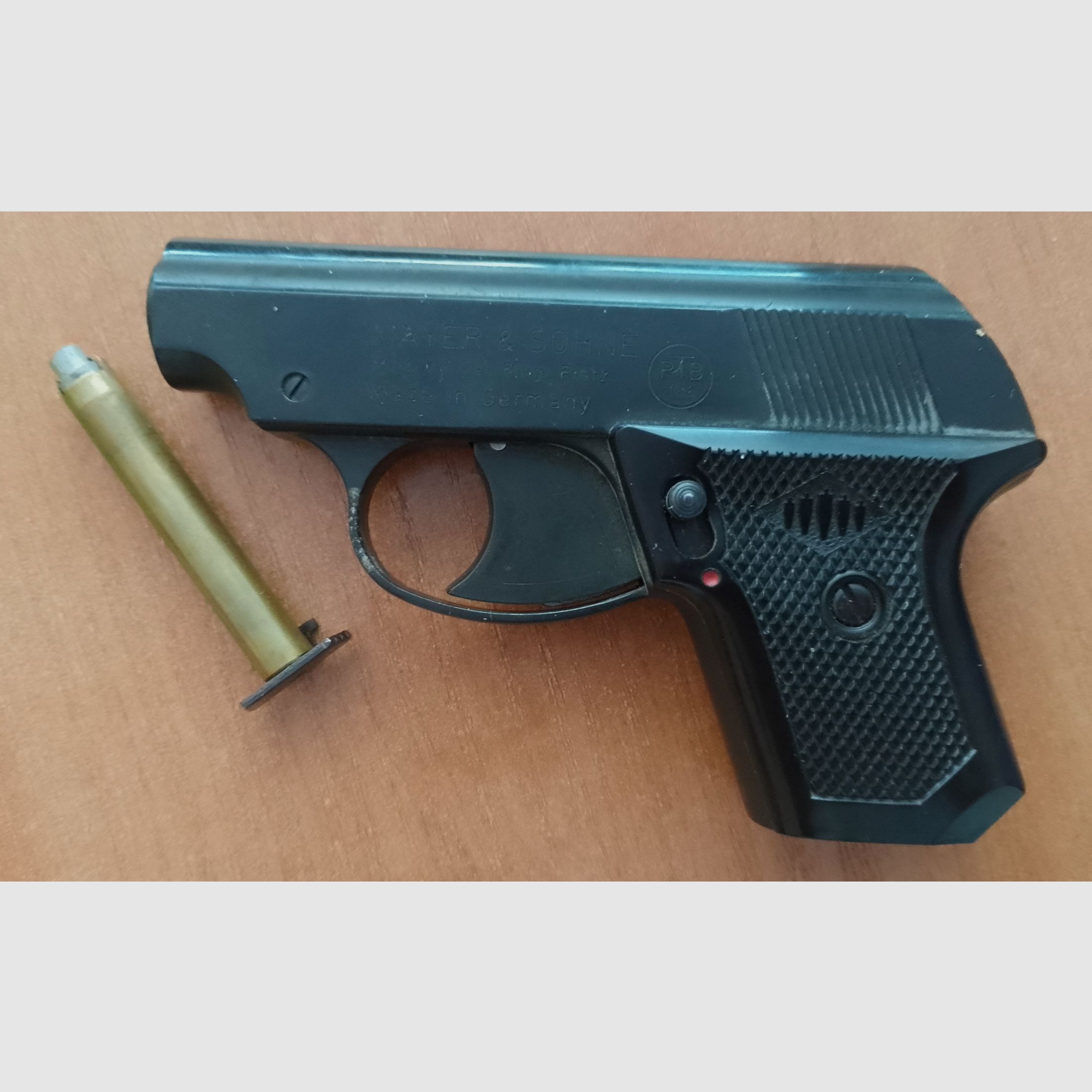 Seltene Mayer & Söhne G3 im Kaliber 6 mm Knall/ PTB 165