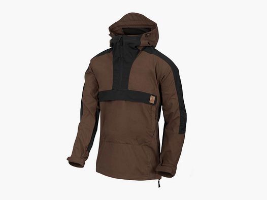 HELIKON-TEX WOODSMAN BUSHCRAFT ANORAK EARTH BROWN - BLACK