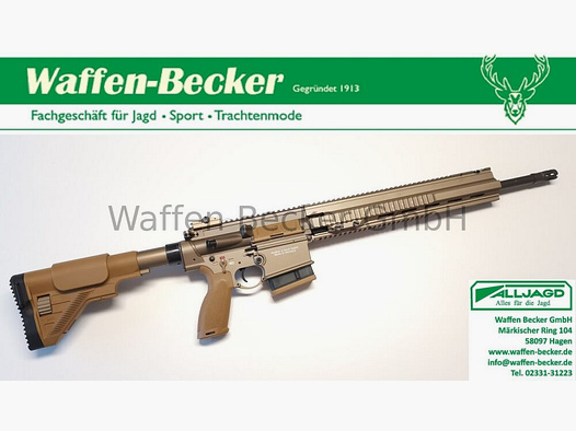 Heckler & Koch	 HK MR308-28 A3 Quad Rail 20"-Lauf RAL8000