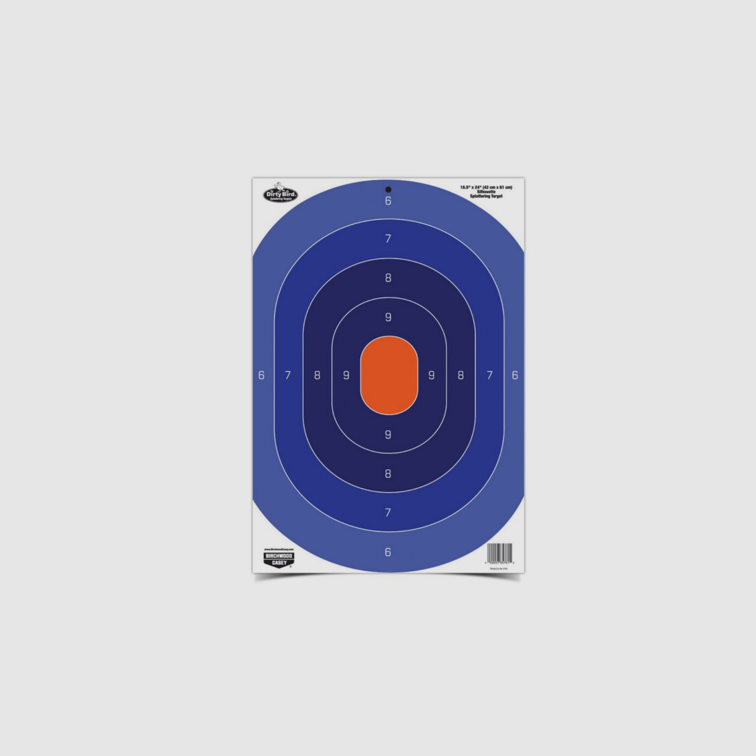 3 fogli Silh. Bulls-Eye 42x61cm