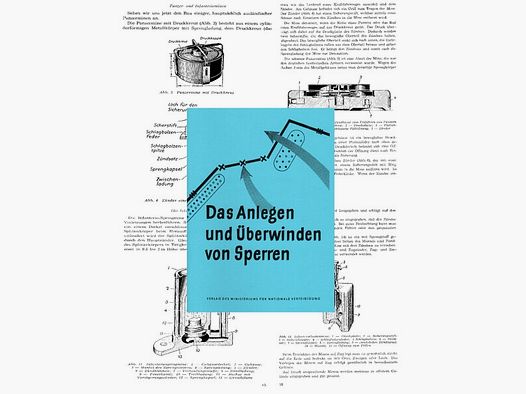 Nachdruck DDR Dienstvorschrift Minen Sperren von 1956