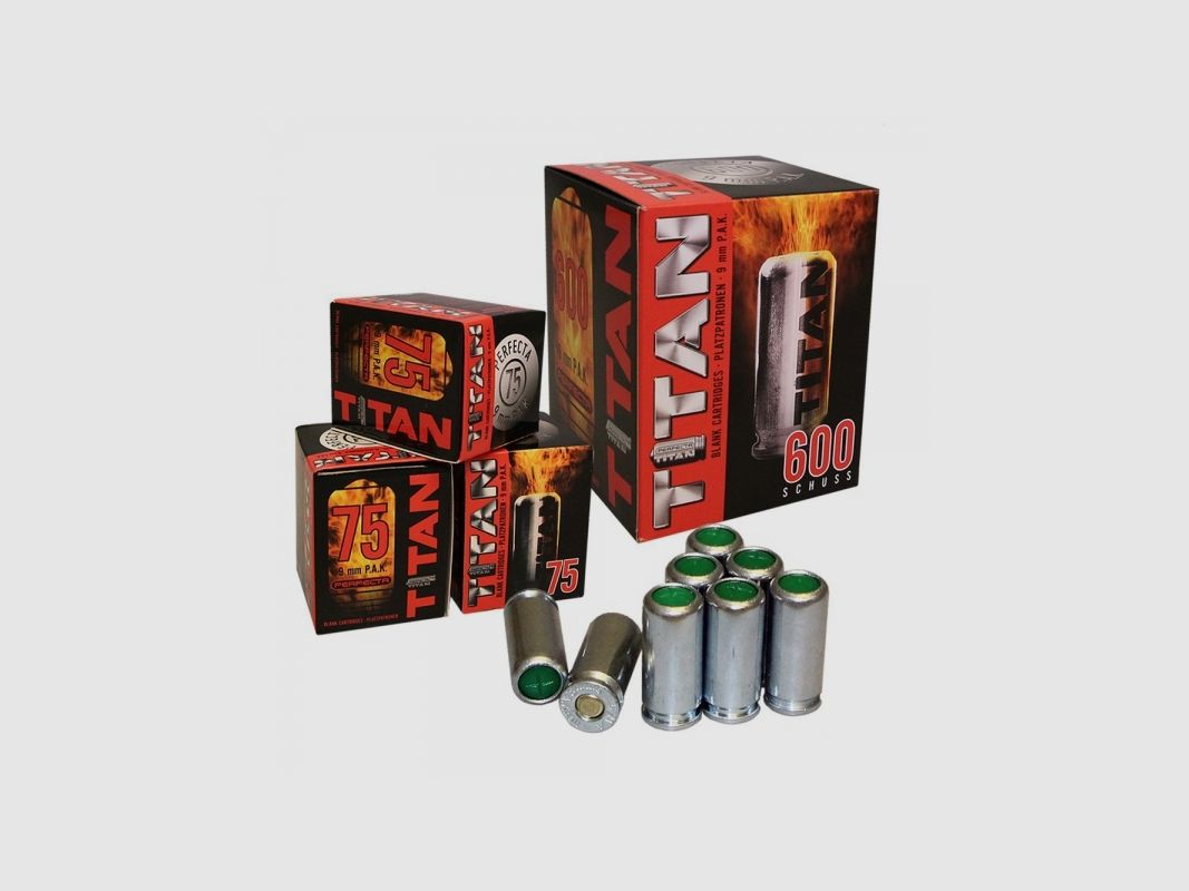 TITAN KNALPATROON 9 MM PAK 600 STK