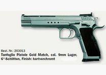 Tanfoglio Mod. Gold Match, 6 Zoll, hartverchromt