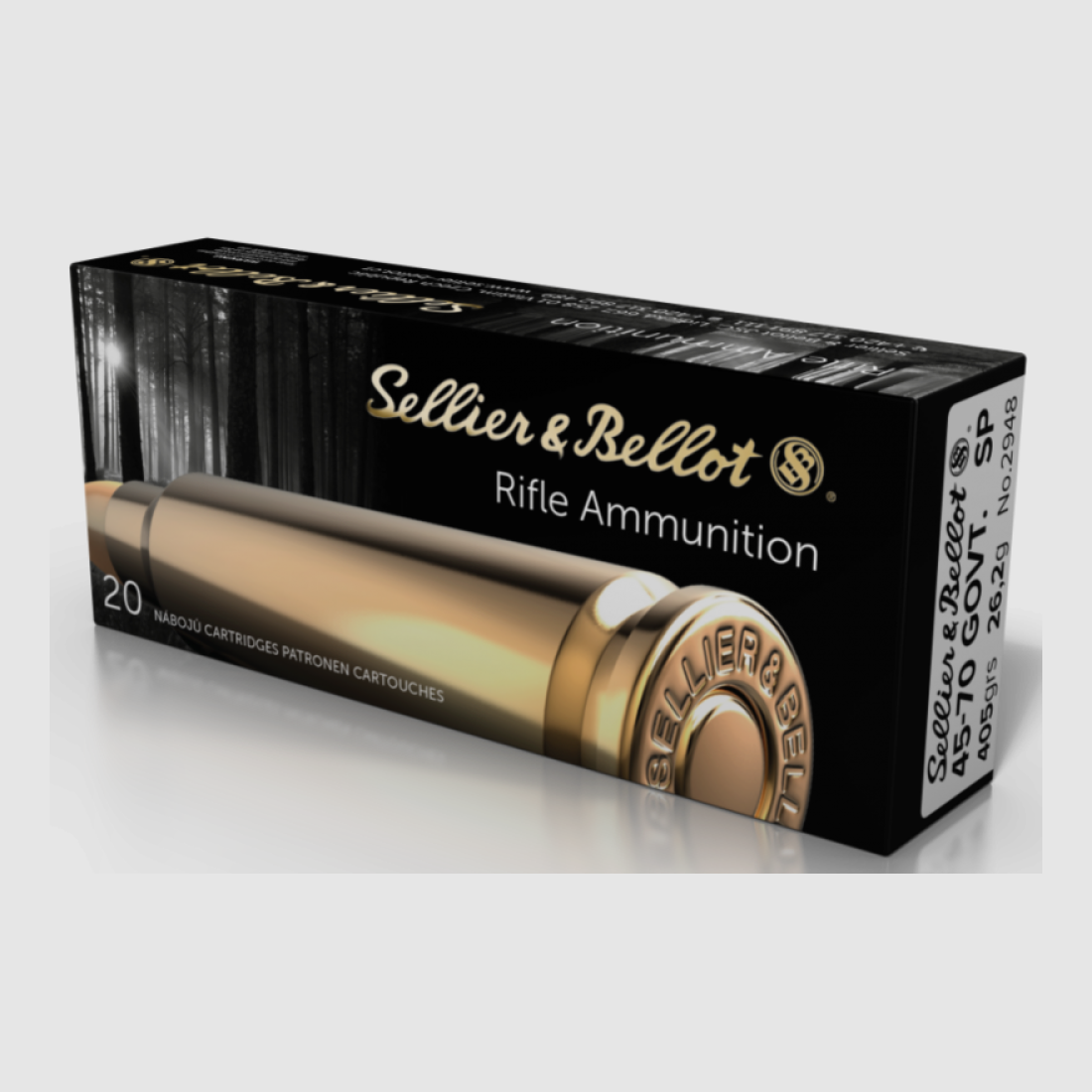 45-70 Gov S&B SP 405gr VE20