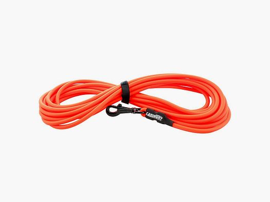 Traílla redonda EXTREME – PVC – Naranja Fosforito / Diámetro: 8mm / Largo: 5m