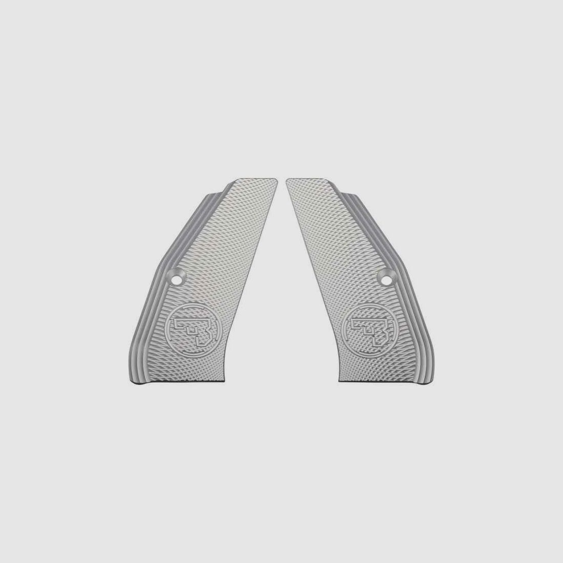 Griffschalen Alu Silver SP01 lang ohne Jetfunnel