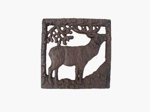 Lovergreen Dekoration Motiv kleiner quadratischer Untersetzer Hirsch