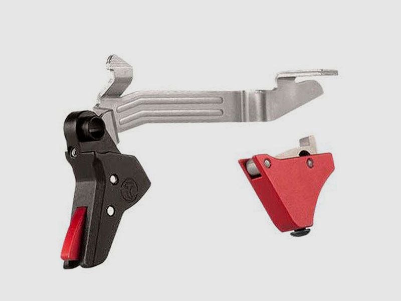 TIMNEY GLOCK Alpha Competition Trigger, RED for Gen5 (Small Frame)