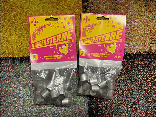 15mm Pyromunition ABA Flimmersterne Rosa