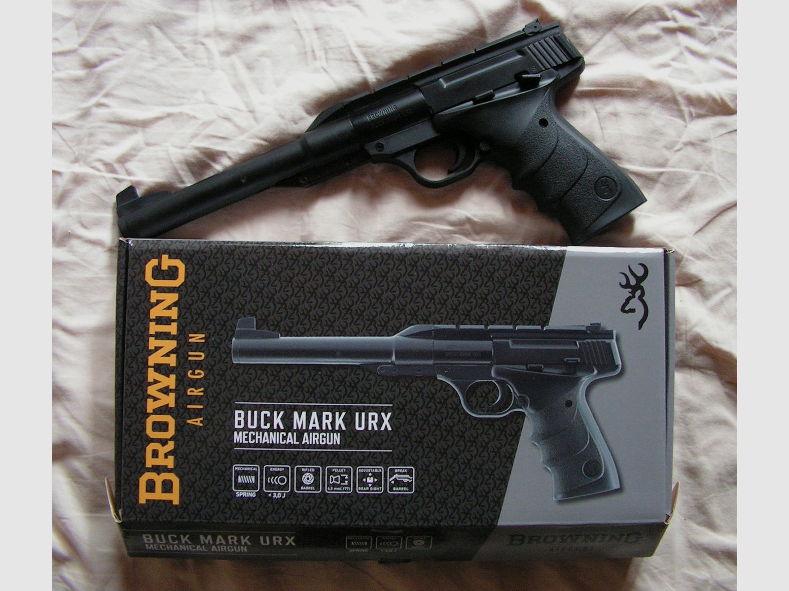 Browning Buck Mark URX luchtpistool, afbeelding 6 van 6