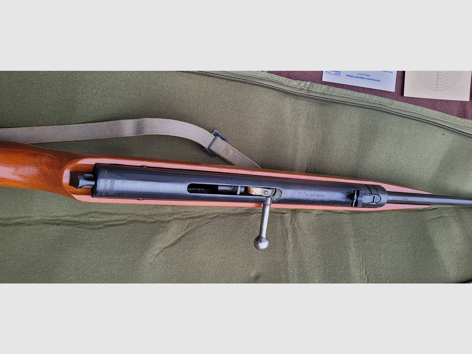 Fusil à air DDR avec chargeur Haenel 310