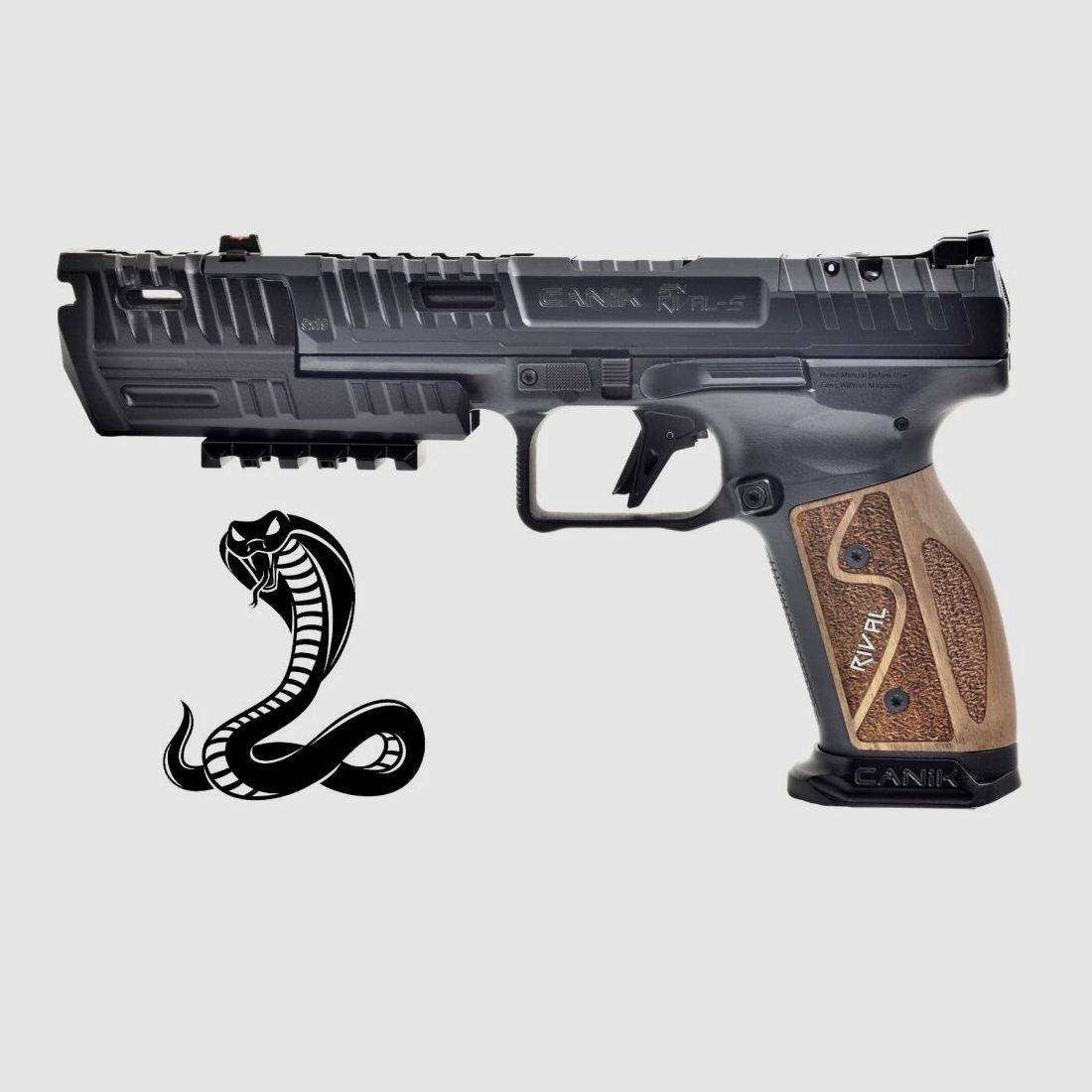 Canik Arms Canik Rival-S ''Black COBRA'' incl. wooden grip and compensator