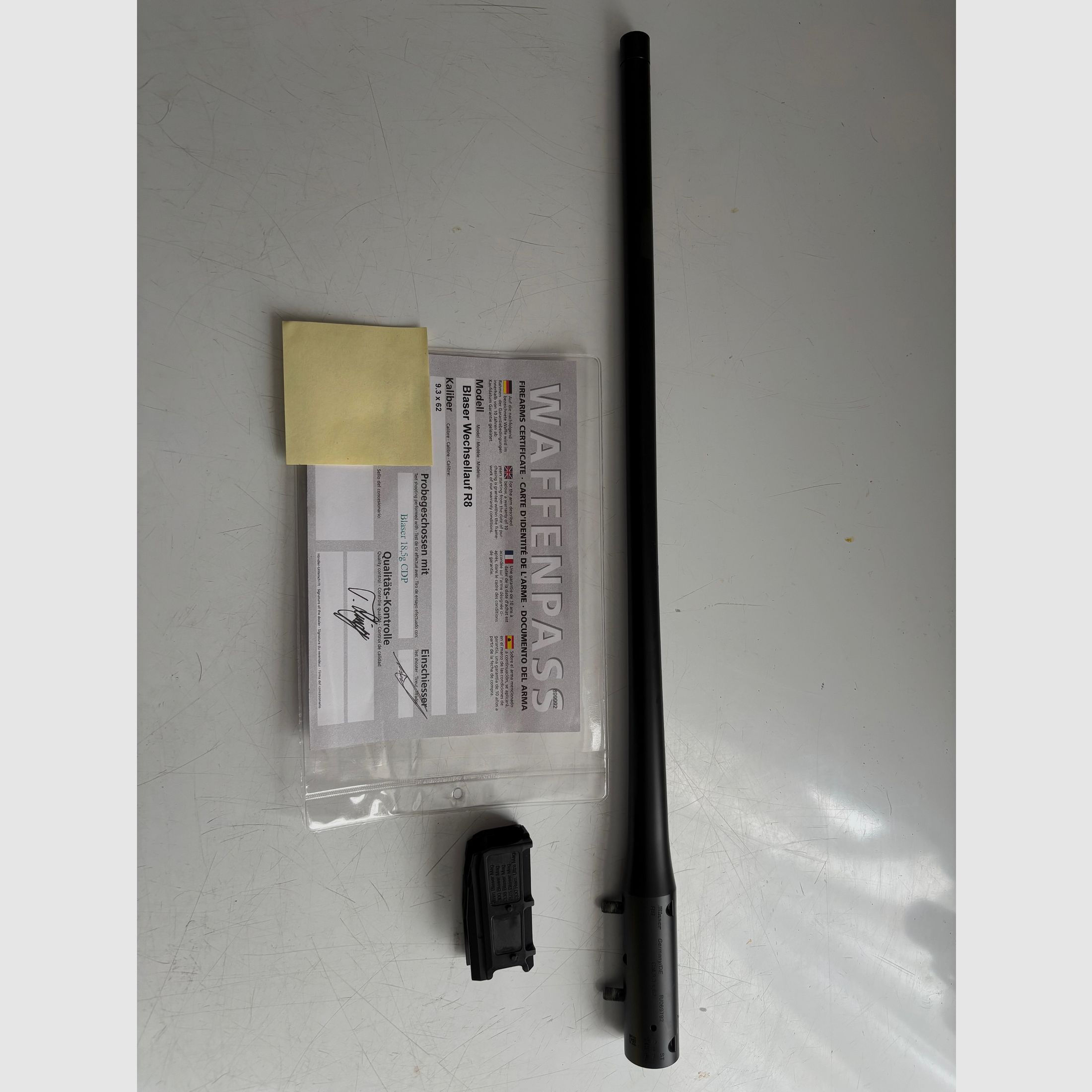 Blaser R8 wymienna lufa 9,3x62