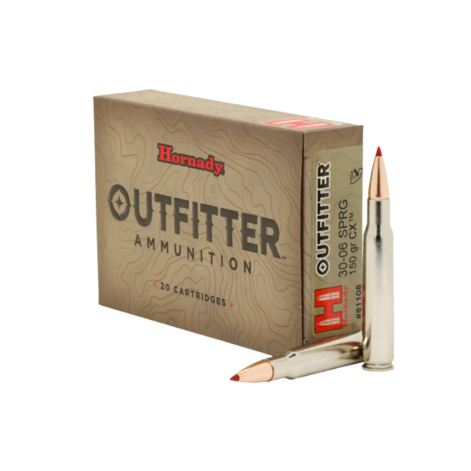 Hornady Outfitter .30-06 Springfield 150gr CX